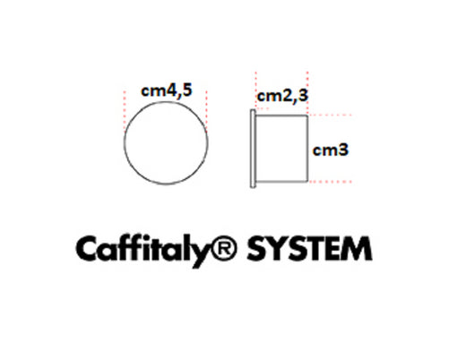 PORTAFILTRO CAPSULA SINGOLA CAFFITALY MOD. CIMBALI CON KIT SUPEREMULSIONE