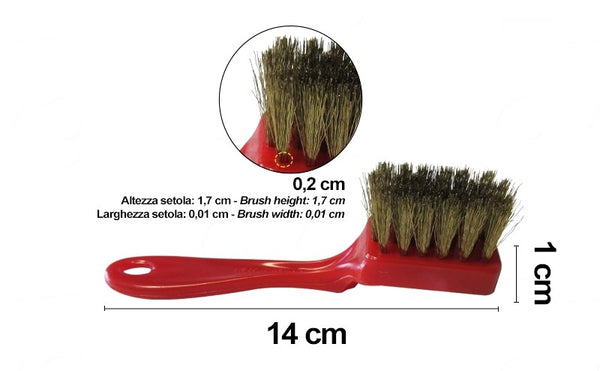 Set di 2 spazzole per la pulizia della macchina per caffè espresso Set di 2 spazzole per la pulizia della macchina per caffè espresso