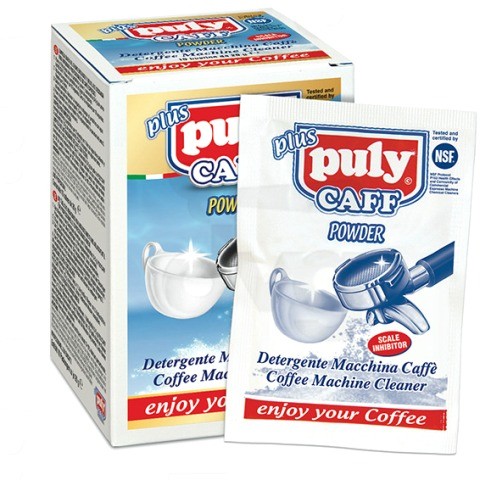 PULY CAFF PLUS NSF DETERGENTE GRUPPO -SCATOLA DA 10 BUSTE DA 20g.