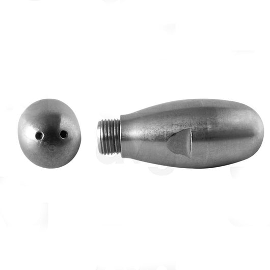 SPRUZZATORE VAPORE INOX GOCCIA 2 FORI D.1,5MM T10 90° EFFETTO VORTICE