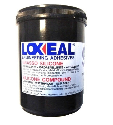 LOXEAL Grasso silicone 9, 1 kg barattolo, alimentare