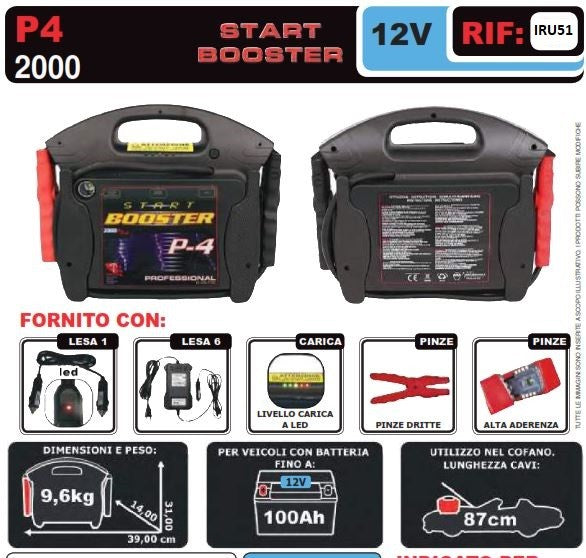 START BOOSTER P4 2000 MADE IN SWISS