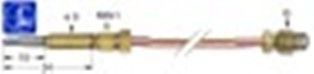 termocoppia con cavi bipolari l 1500mm m8x1 m10x1