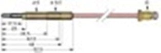 termocoppia m9x1 l 450mm attacco ad innesto diametro 6,0(6,5)mm