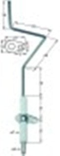 candela accensione lunghezza della flangia 23mm larghezza della flangia 15mm d1 diametro  7mm l1 33mm