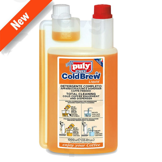 DETERGENTE PULY CAFF© COLD BREW LIQUIDO 1L 20 DOSI FLACONE DOSATORE