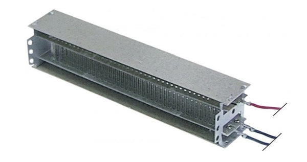gruppo riscaldante elettrico interasse di fissaggio 185mm lar. 40mm h 35mm