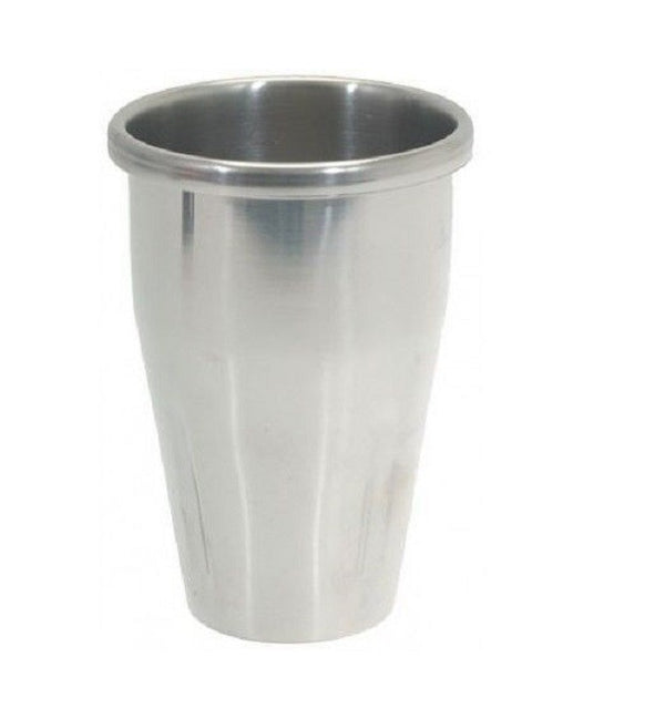 BICCHIERE INOX altezza 160 mm diametro esterno massimo 110 mm QUAMAR