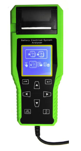 TPG10 LCD TOUCHPAD CON STAMPANTE Tester professionale per la diagnosi delle batterie Start Booster