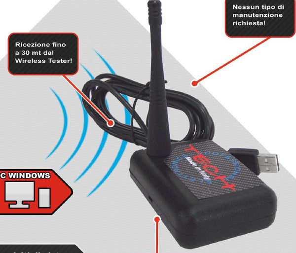 WIRELESS USB ricevitore per Wireless tester Start Booster