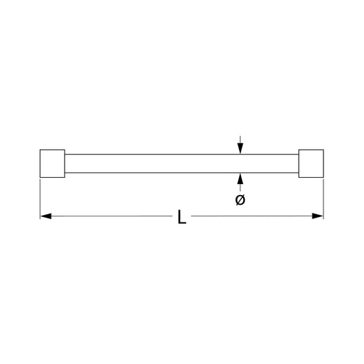 resistenza quarzo 450w 115v l 395mm diametro  12mm attacco faston maschio 6,3mm 29ohm