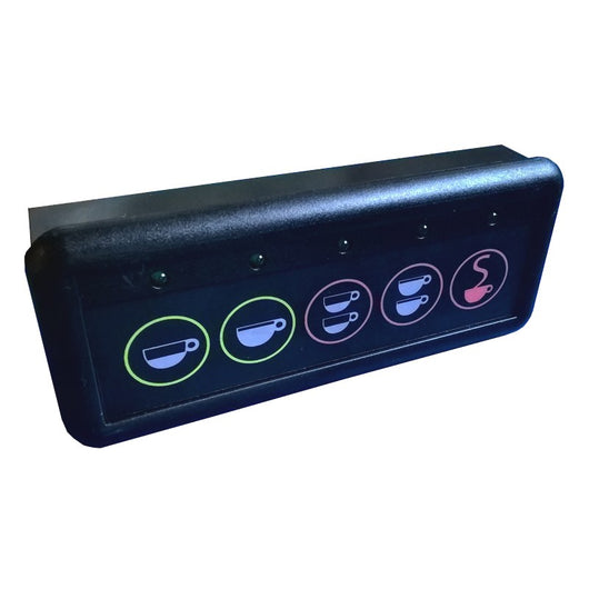 PULSANTIERA 5 TASTI LED VERDI SANREMO