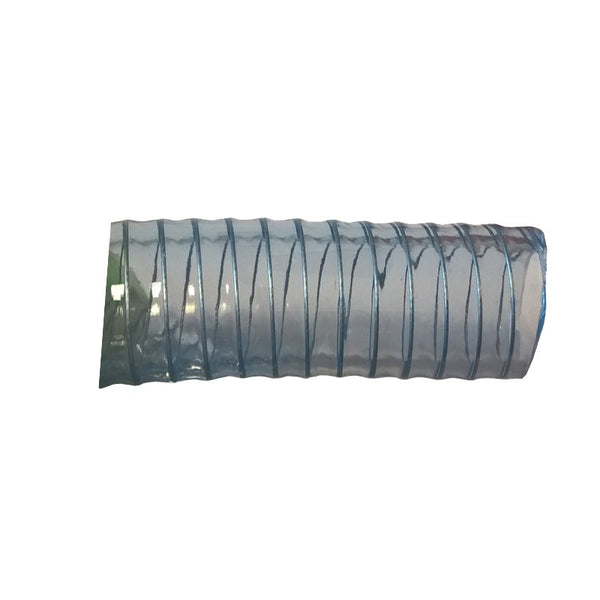 TUBO PVC SPIRALATO TRASPARENTE CON RINFORZO D. INT. 17MM -SCARICO 2MT
