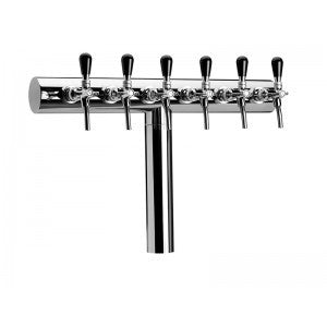 Colonna inox a t - spillatura birra