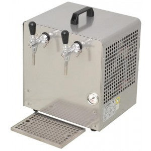 Cooler soprabanco 2 vie per birra con compressore integrato