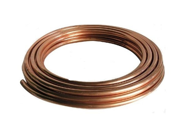 TUBO RAME D.6X1MM SENZA SCRITTE  Prezzo al Kg (1Kg ~ 7,5mt)
