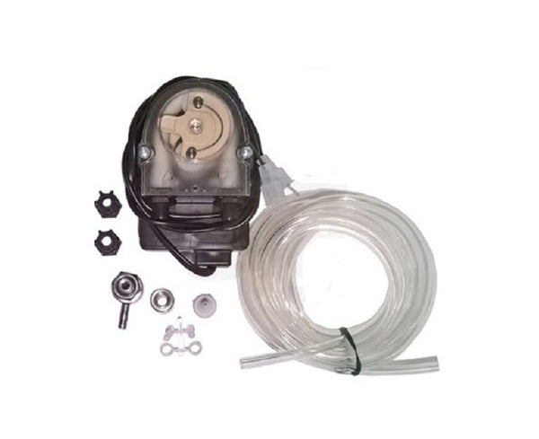 Pompa peristaltica detergente, reg. elettronica 0-1,5 lt/h con kit di montaggio