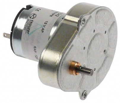 motoriduttore crouzet tipo 82841042 12v tensione dc albero diametro  4mm l 65mm lar. 50mm h 51mm