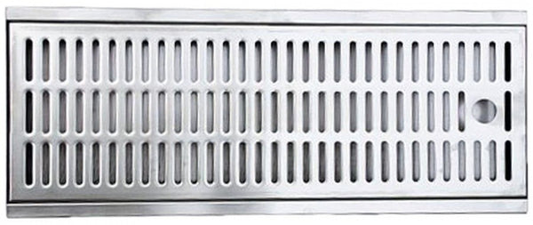 bacinella raccogliagocce L 300mm lar. 200mm H 27mm acciaio inox