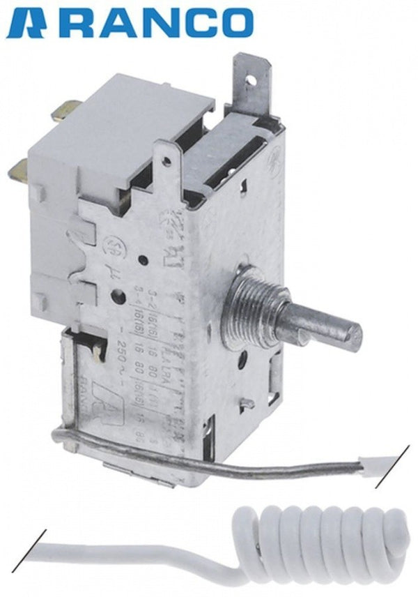 termostato ranco tipo k55-l5110 bulbo diametro  12mm bulbo l 29mm lungh. capillare 1500mm 1nc