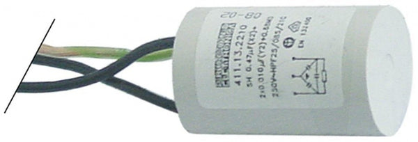 filtro antidisturbo tipo fc701y2f 250v 50-60hz conduttore 2 con t attacco cavo 200mm l 42mm