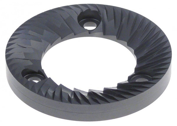 coppia macine senso di rotazione dx d1 diametro  61mm int. diametro  35mm h 8,4mm dist.denti 3mm fori diametro  5mm