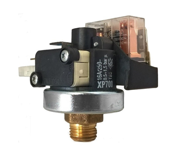 Pressostato xp700 0,5-1,5 bar g1/4 230v Filetto Maschio G1/4, pres.reg. 0,5 ÷ 1,5 bar