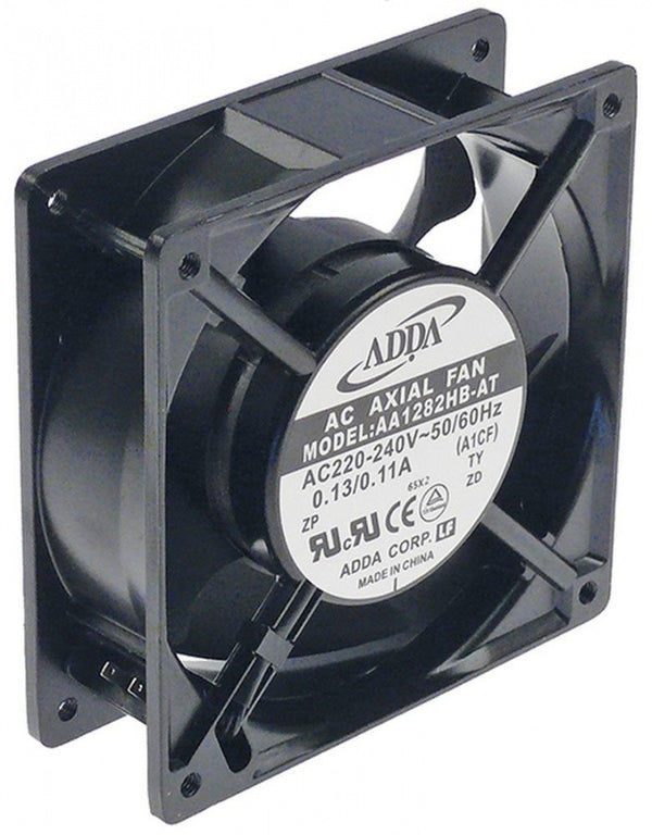 ventilatore assiale l 119mm lar. 119mm h 38mm 230vac 50/60hz 23/20w boccola cuscinetto