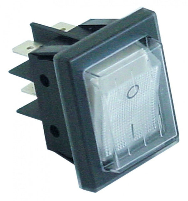 interruttore basculante dimensioni di montaggio 30x22mm bianco 2no 250v