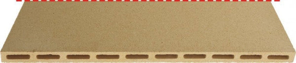 PIETRA REFRATTARIA 425x800x20 mm superiore per MORETTI FORNO PC/GAS