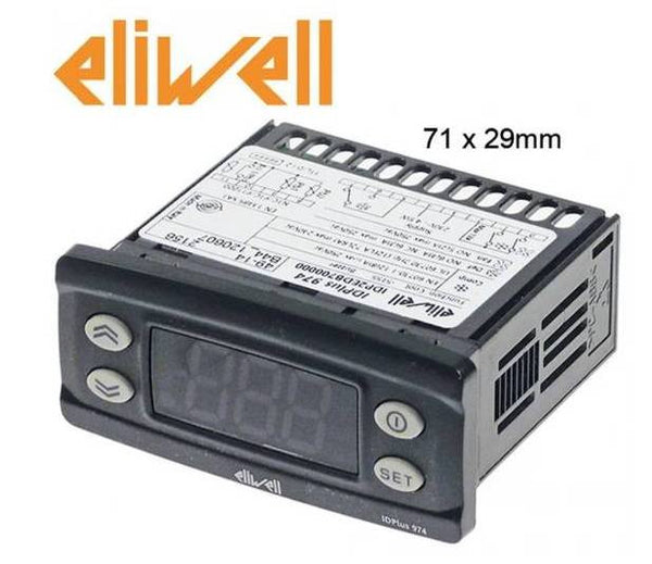 CONTROLLORE ELIWELL ID PLUS 974 230V 50/60HZ ARMADIO REFRIGERATO TAVOLO ECC