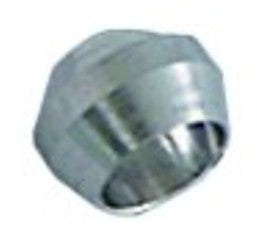 anello bicono per tubo diametro  6mm l 6mm alluminio con. 1 pz diametro  est. 8,5mm