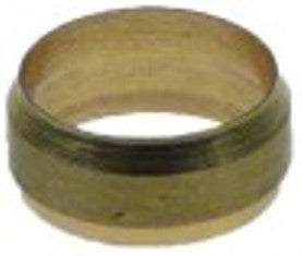 anello bicono per tubo diametro  14mm l 7mm ottone con. 1 pz diametro  est. 16mm