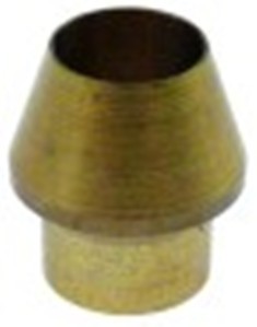 anello bicono per tubo diametro  3/16" l 10mm ottone conf. 1 pz adattabile a sit