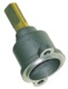 cappuccio per rubinetti del gas alb. diametro  10x8mm alb. l 25/17mm parte piana sopra/sotto