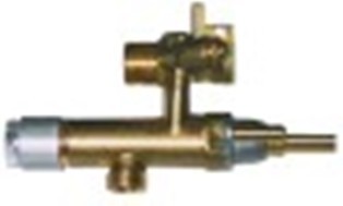 rubinetto del gas ega tipo serie 26400 con uscita ugello (senza ugello)