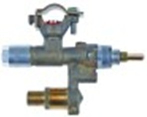 rubinetto del gas ega tipo serie 30750 con uscita per tubo entrata gas m12x1 (tubo diametro  8mm)