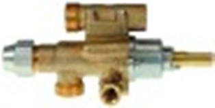 rubinetto del gas pel tipo 22s/o entrata gas m20x1,5 (tubo diametro  12mm) by-pass diametro  0mm