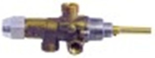 rubinetto del gas pel tipo 21s entrata gas m16x1,5 (tubo diametro  10mm) by-pass diametro  0,7mm