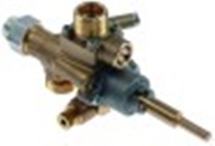 rubinetto del gas pel tipo 22s/v entrata gas m20x1,5 (tubo diametro  12mm) by-pass diametro  0,9mm