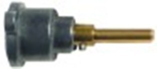 cappuccio per rubinetti del gas alb. diametro  6x4,6mm alb. l 30/23mm parte piana sopra/sotto