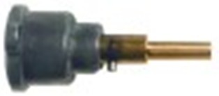 cappuccio per rubinetti del gas alb. diametro  6x4,6mm alb. l 30/12,5mm parte piana sopra/sotto
