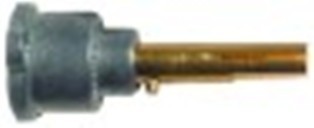 cappuccio per rubinetti del gas alb. diametro  8x7mm alb. l 34/15mm parte piana sopra/sotto