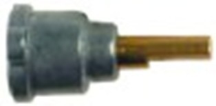 cappuccio per rubinetti del gas alb. diametro  8x5,5mm alb. l 23/15mm parte piana dx/sx