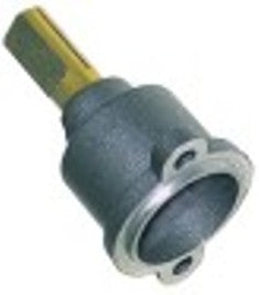 cappuccio per rubinetti del gas alb. diametro  10x8mm alb. l 34/26mm parte piana sopra/sotto