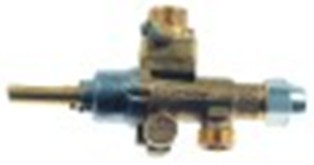 rubinetto del gas pel tipo 22s/v entrata gas m20x1,5 (tubo diametro  12mm) by-pass diametro  0mm