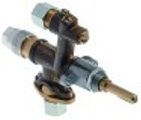 rubinetto del gas madec tipo gas naturale con uscita per tubo con termocoppia e manopola