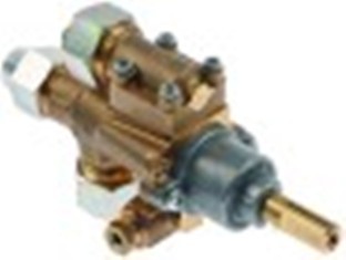 rubinetto del gas pel tipo 22s/o entrata gas m20x1,5 (tubo diametro  12mm) by-pass diametro  0mm