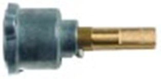 cappuccio per rubinetti del gas alb. diametro  9x6,5mm l1 34mm l2 15mm parte piana dx/sx senza albero