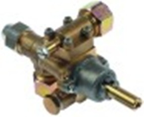 rubinetto del gas pel tipo 22s/o entrata gas m20x1,5 (tubo diametro  12mm) by-pass diametro  0mm